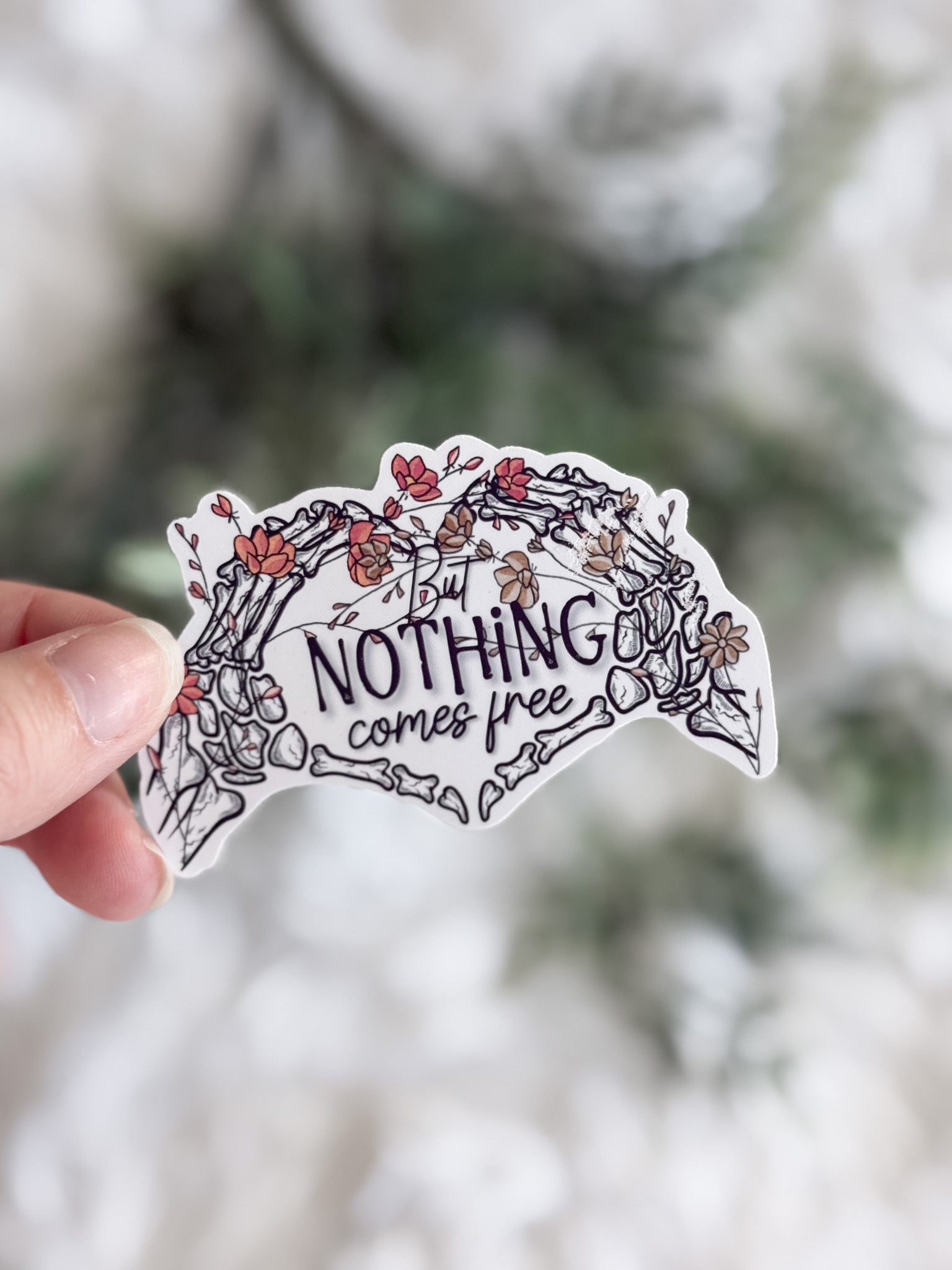 But Nothing Come Free Sticker