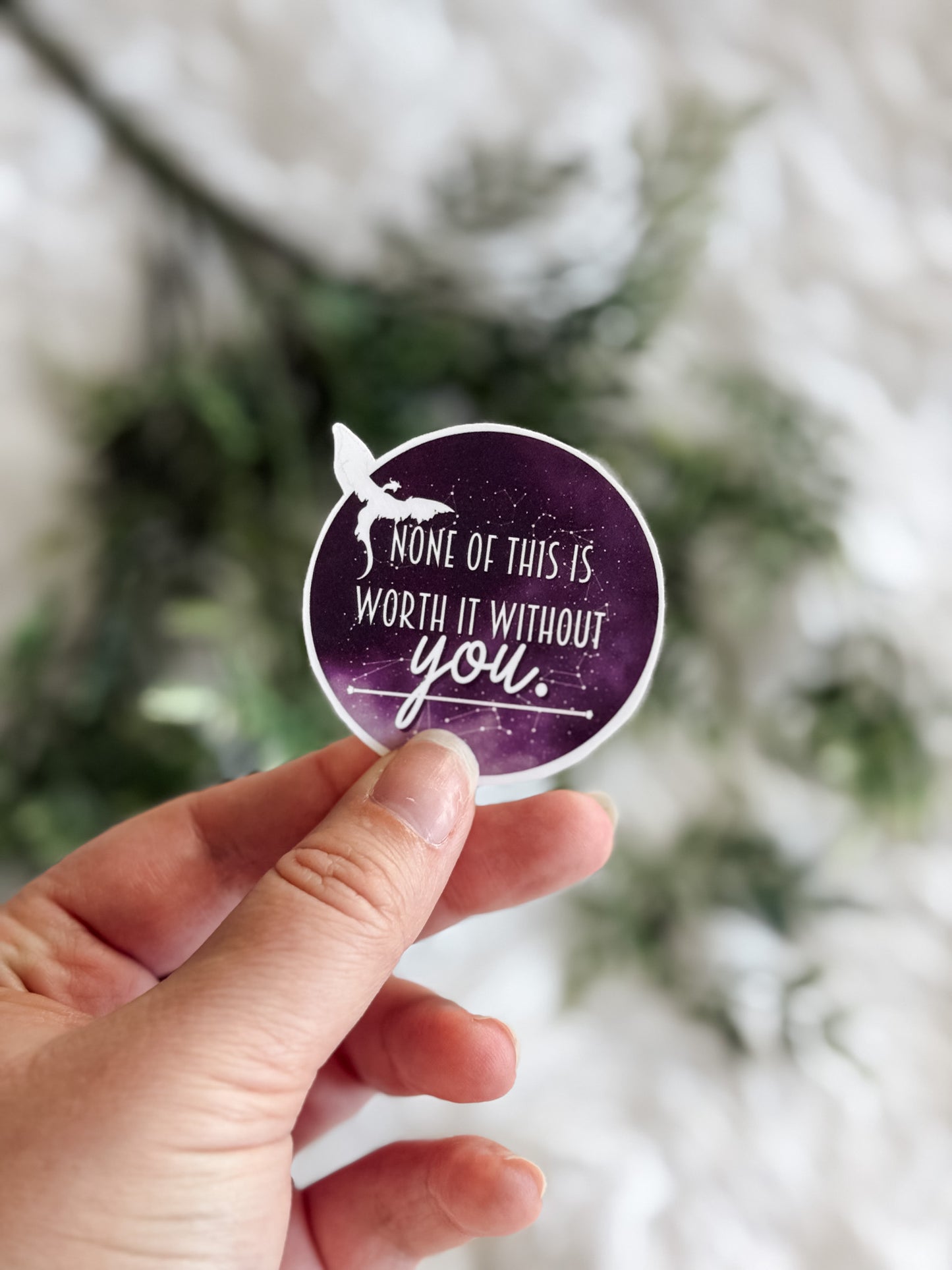 Without You Sticker | Fourth Wing