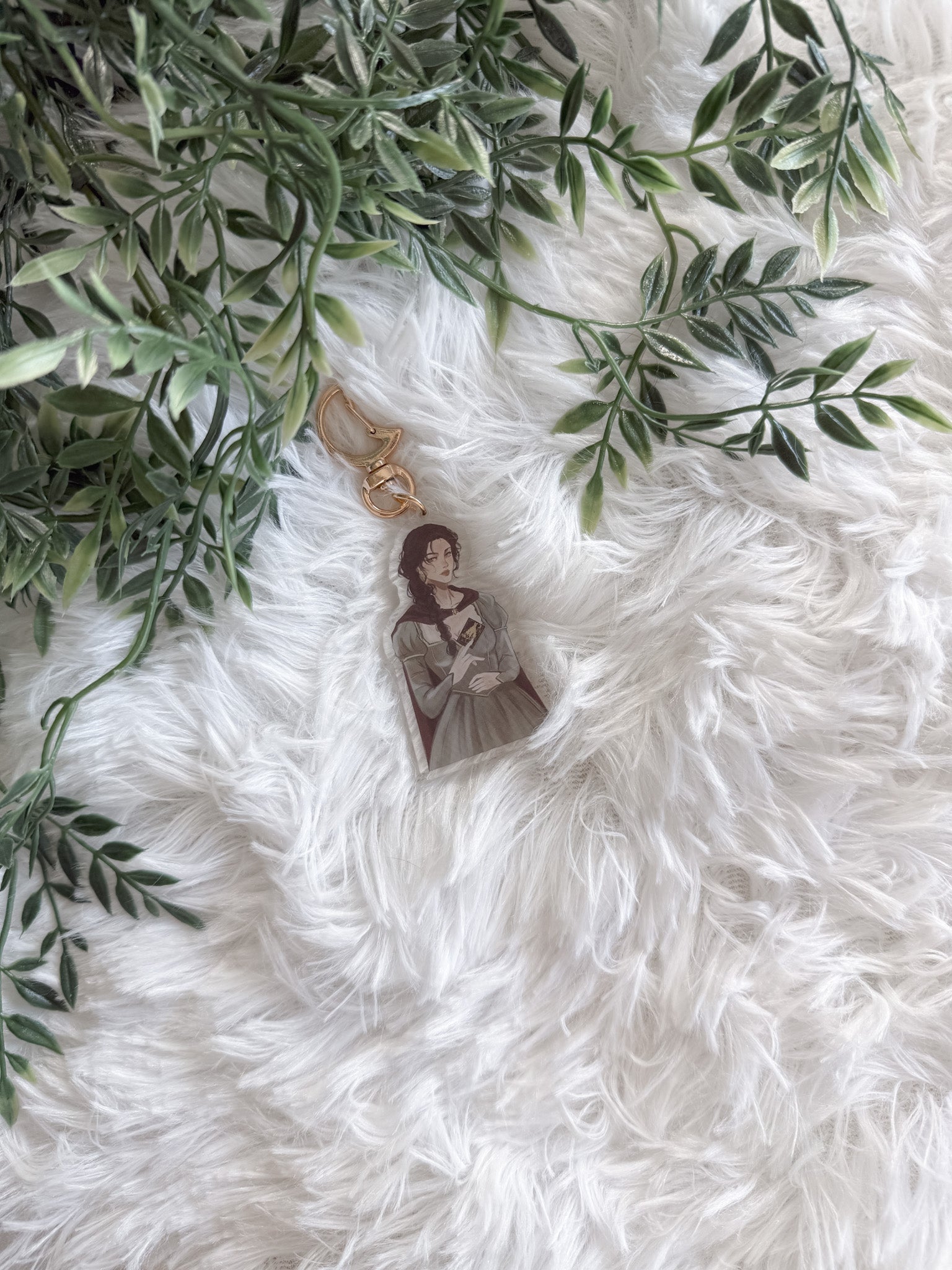 Elspeth Spindle Acrylic Keychain