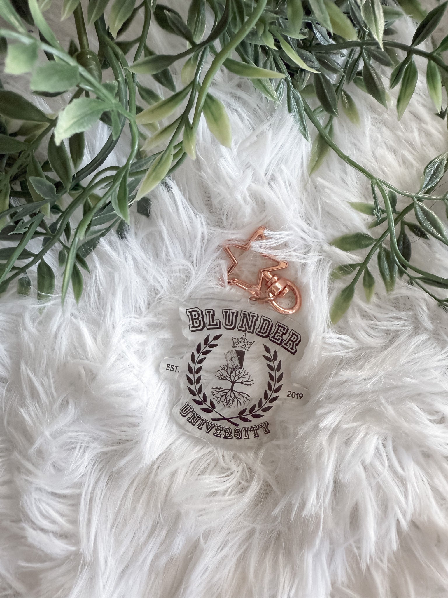 Blunder University Acrylic Keychain