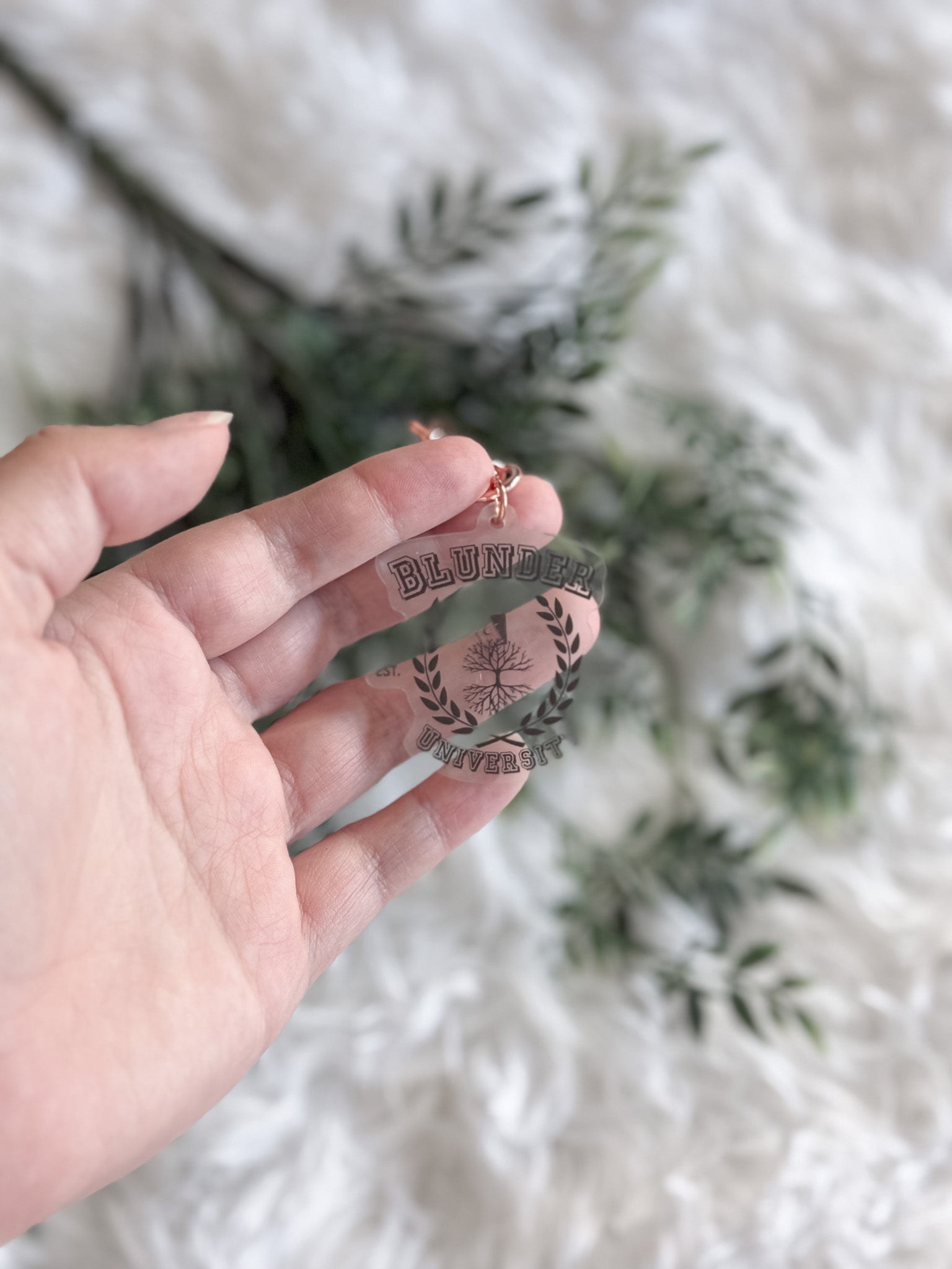 Blunder University Acrylic Keychain