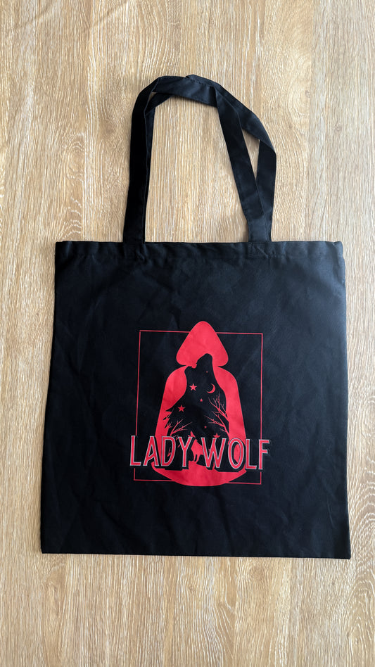 Lady Wolf Tote Bag