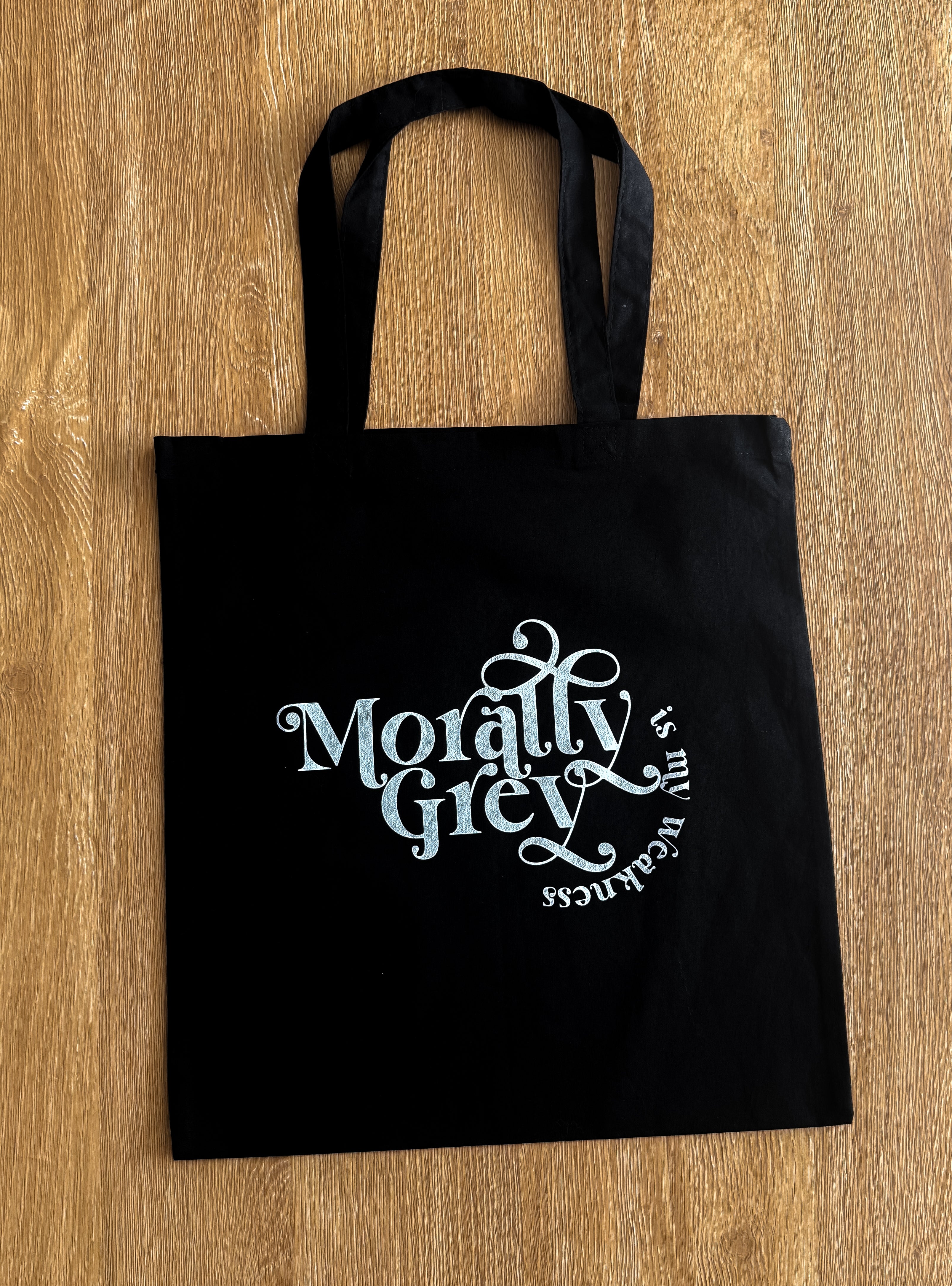Morally Grey Tote Bag