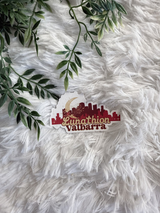 Lunathion, Valbarra Sticker | Crescent City