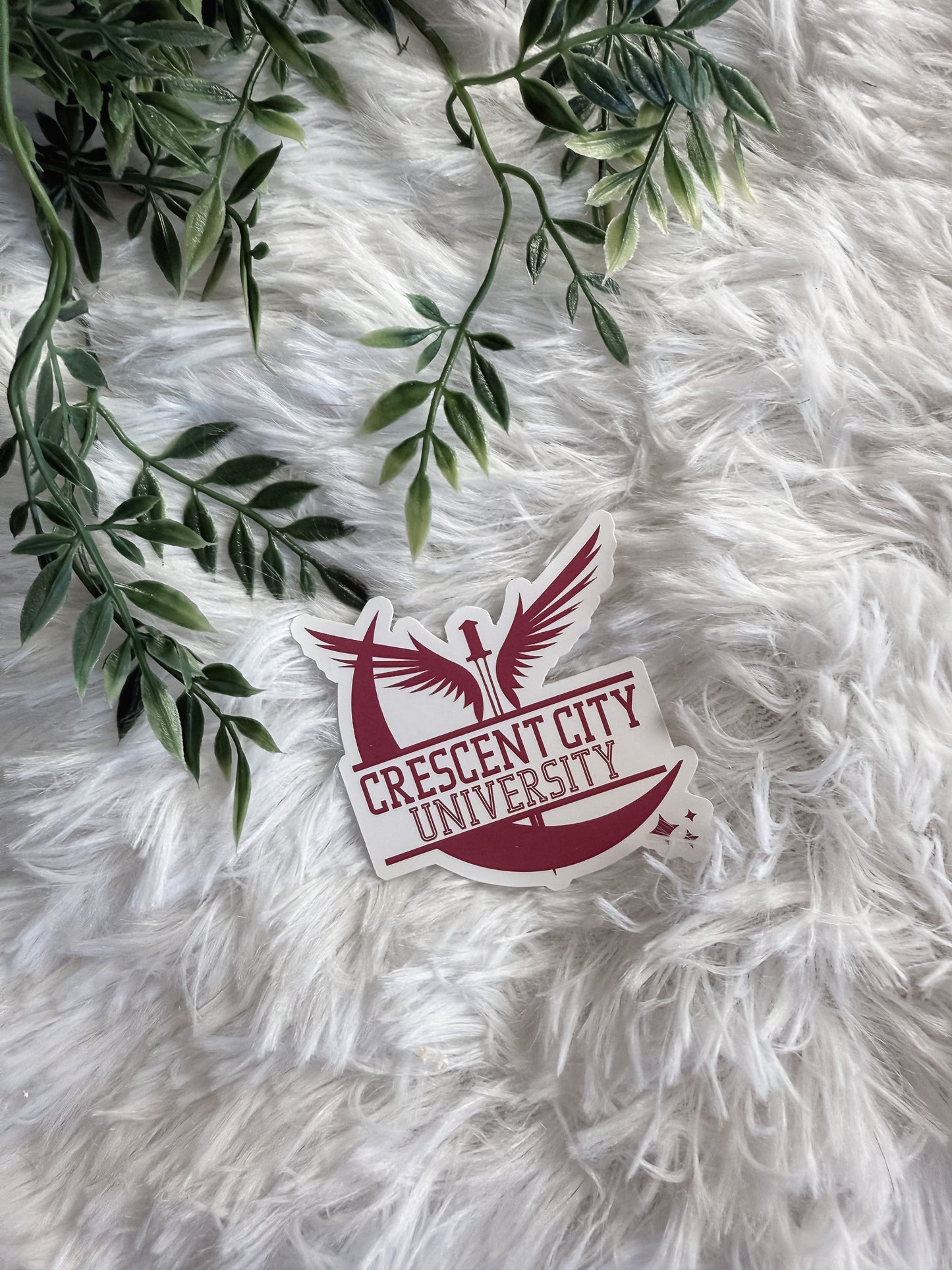 Crescent City University Sticker | Crescent City