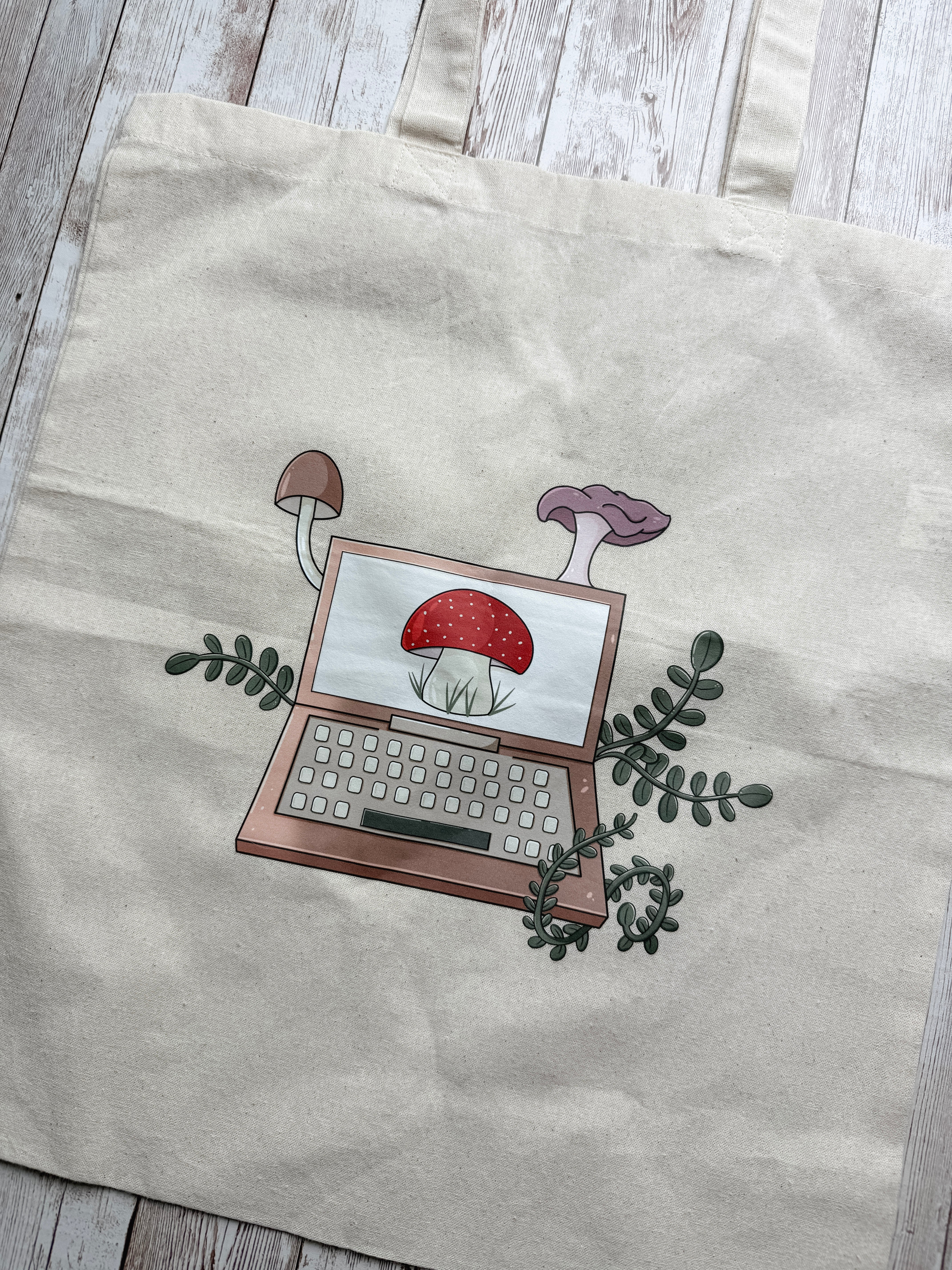 Cottagecore Laptop Tote Bag
