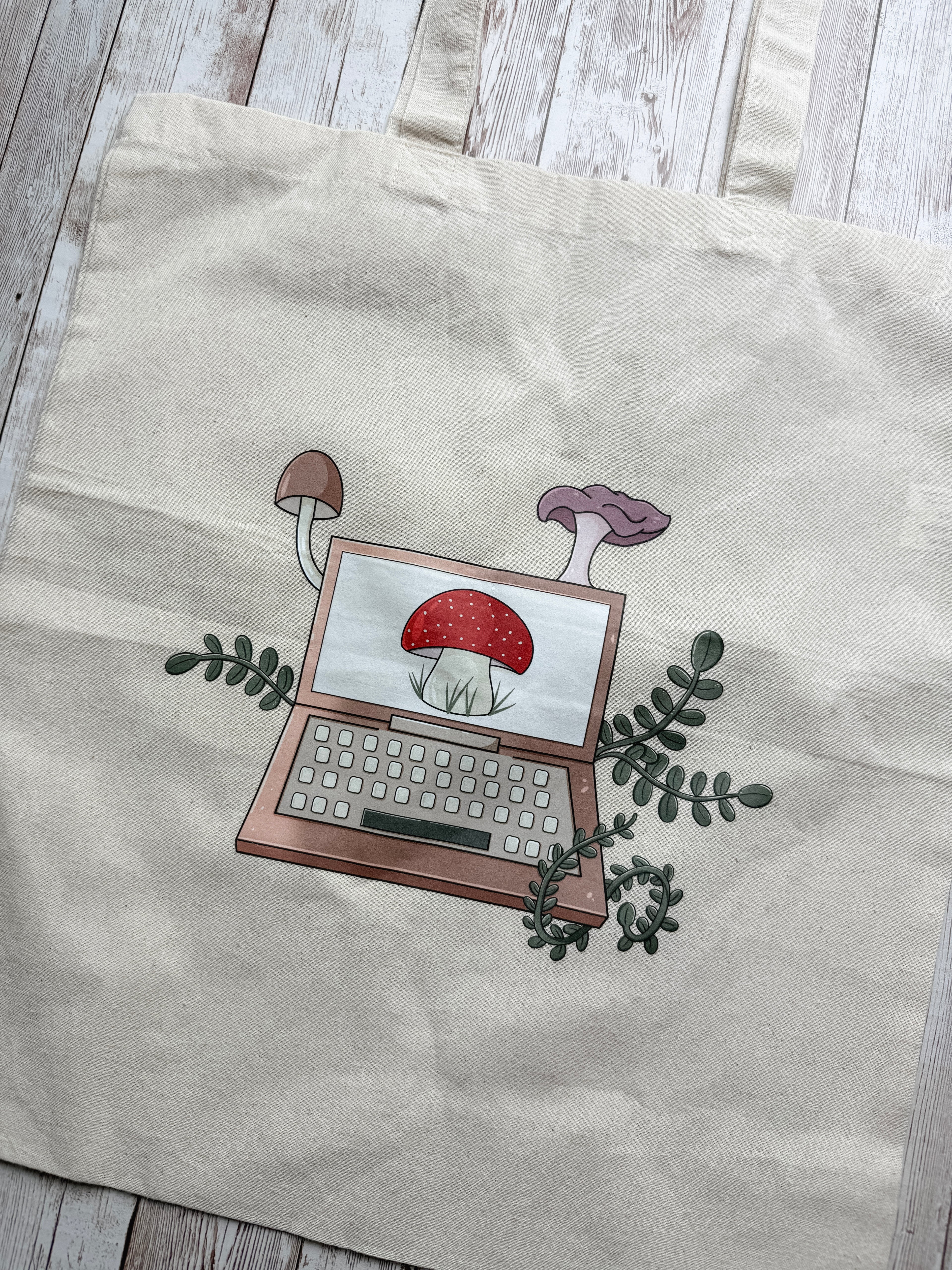 Cottagecore Laptop Tote Bag