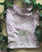 You Are Fierce and Strong Tee [SAMPLE]