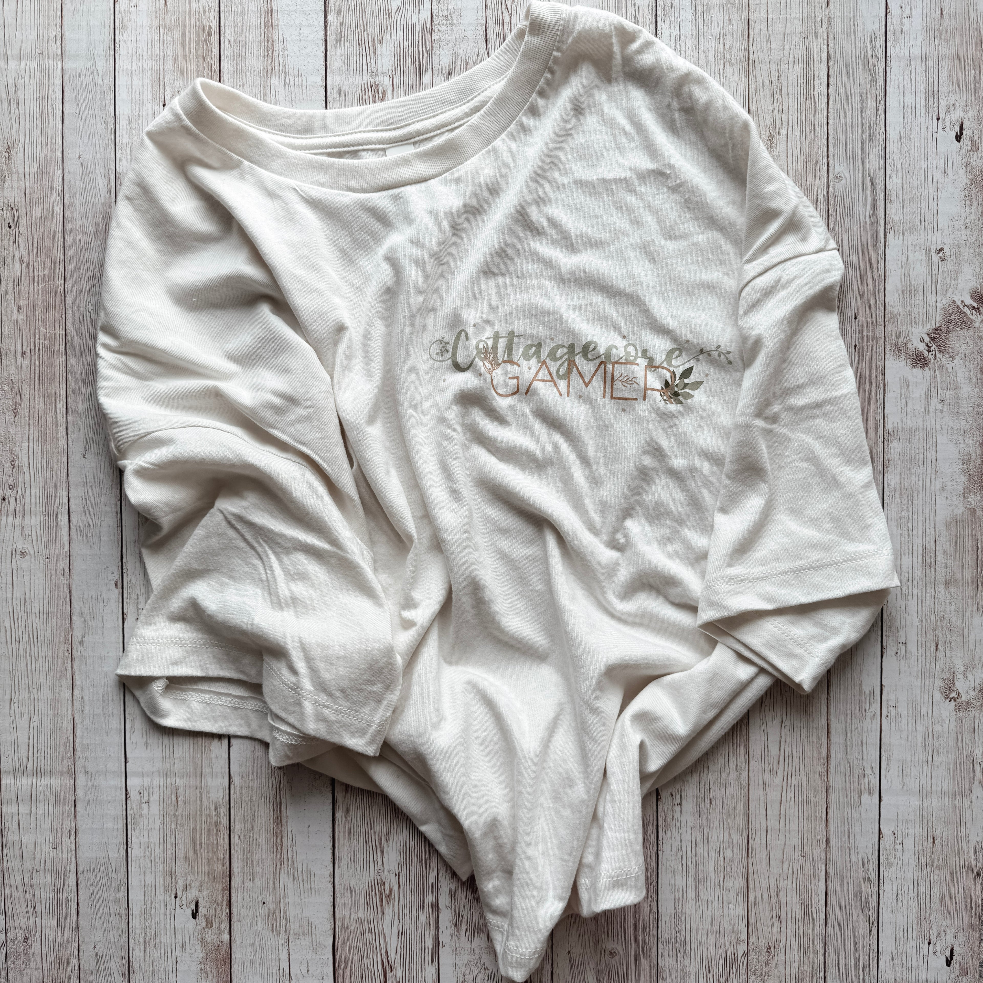Cottagecore Gamer Cropped Tee