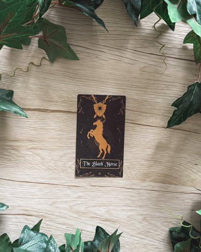 The Black Horse Providence Card