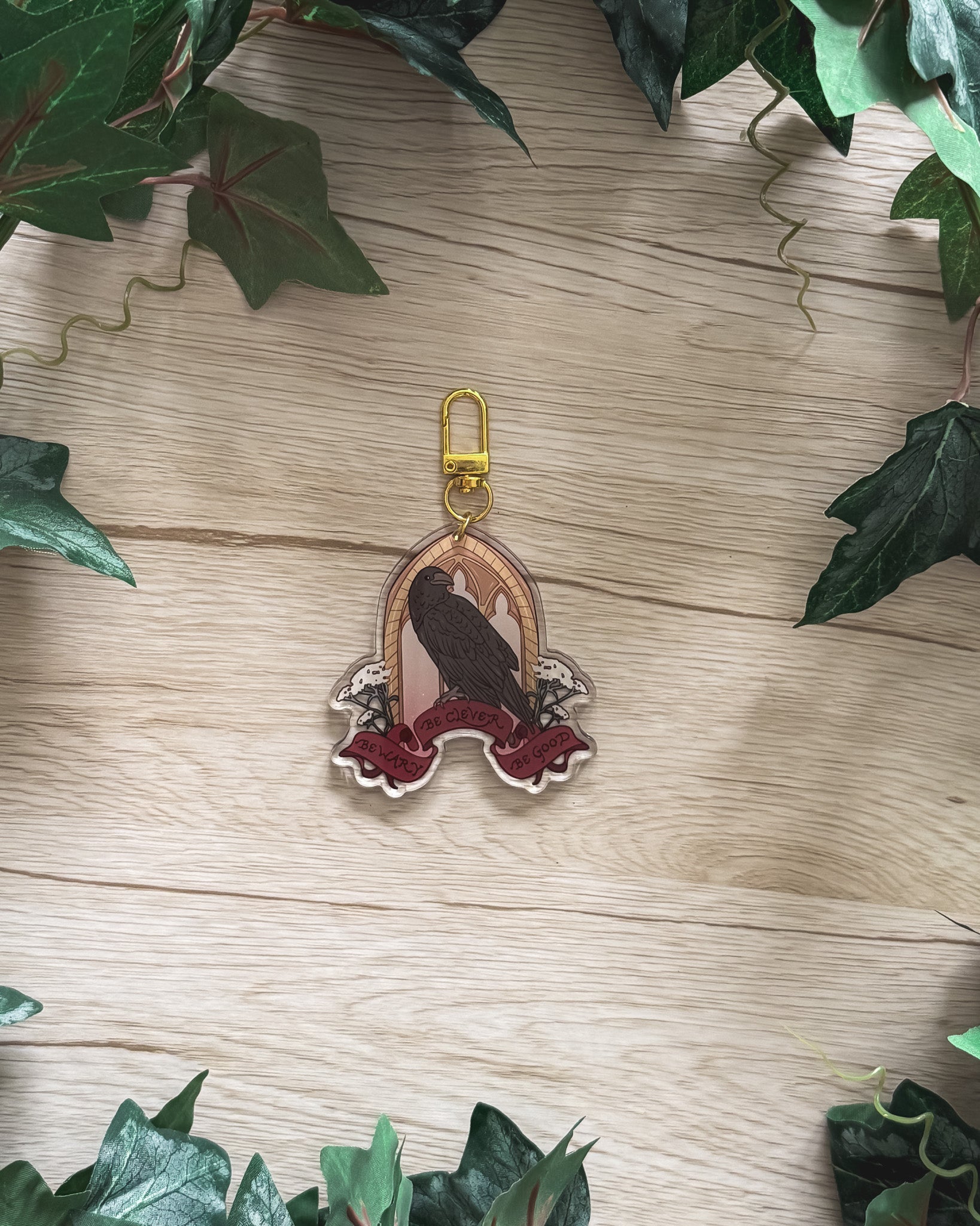 Be Wary Keychain