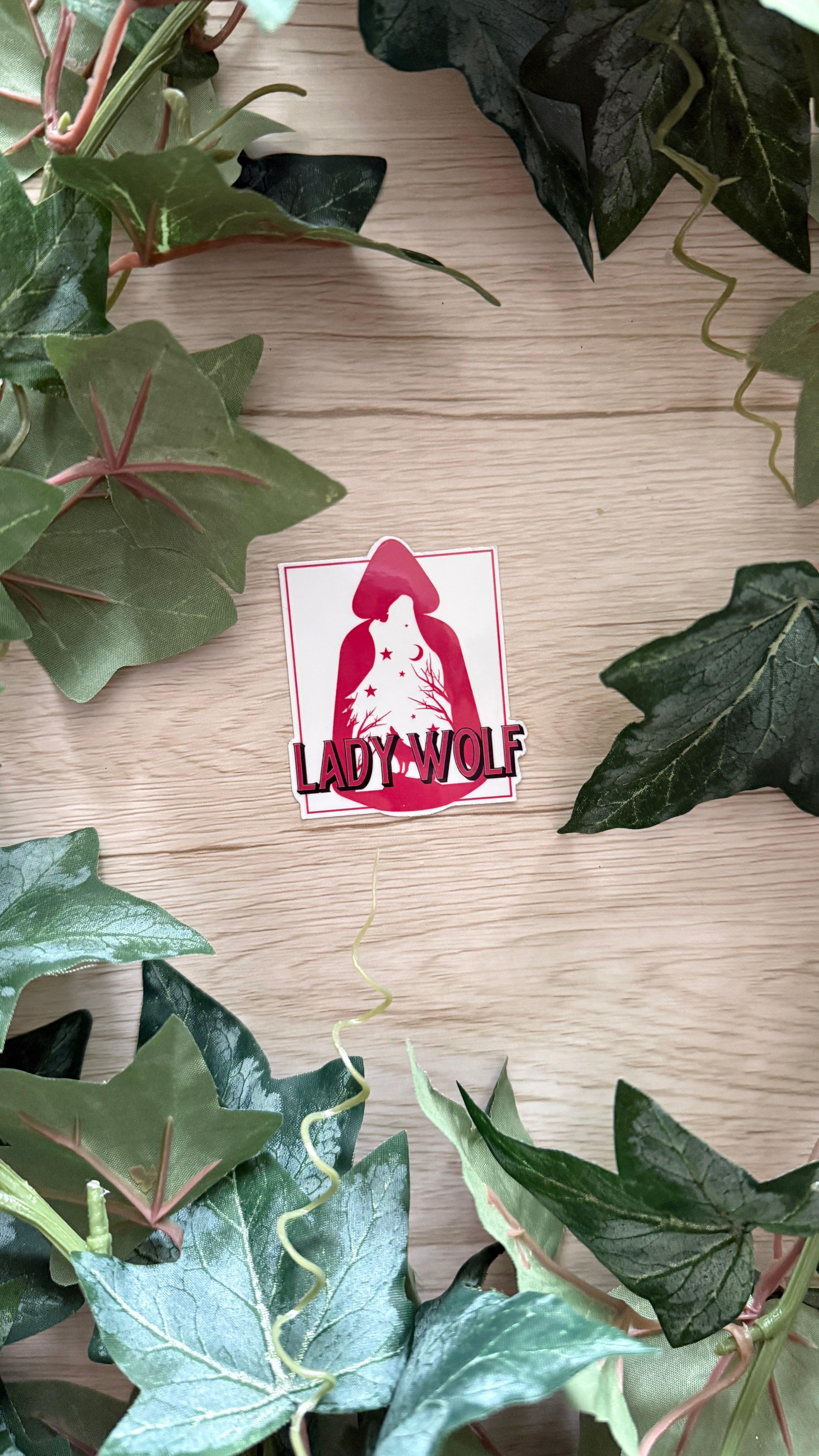 Lady Wolf Sticker
