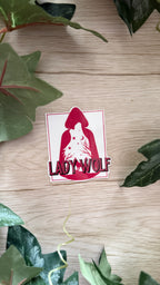 Lady Wolf Sticker
