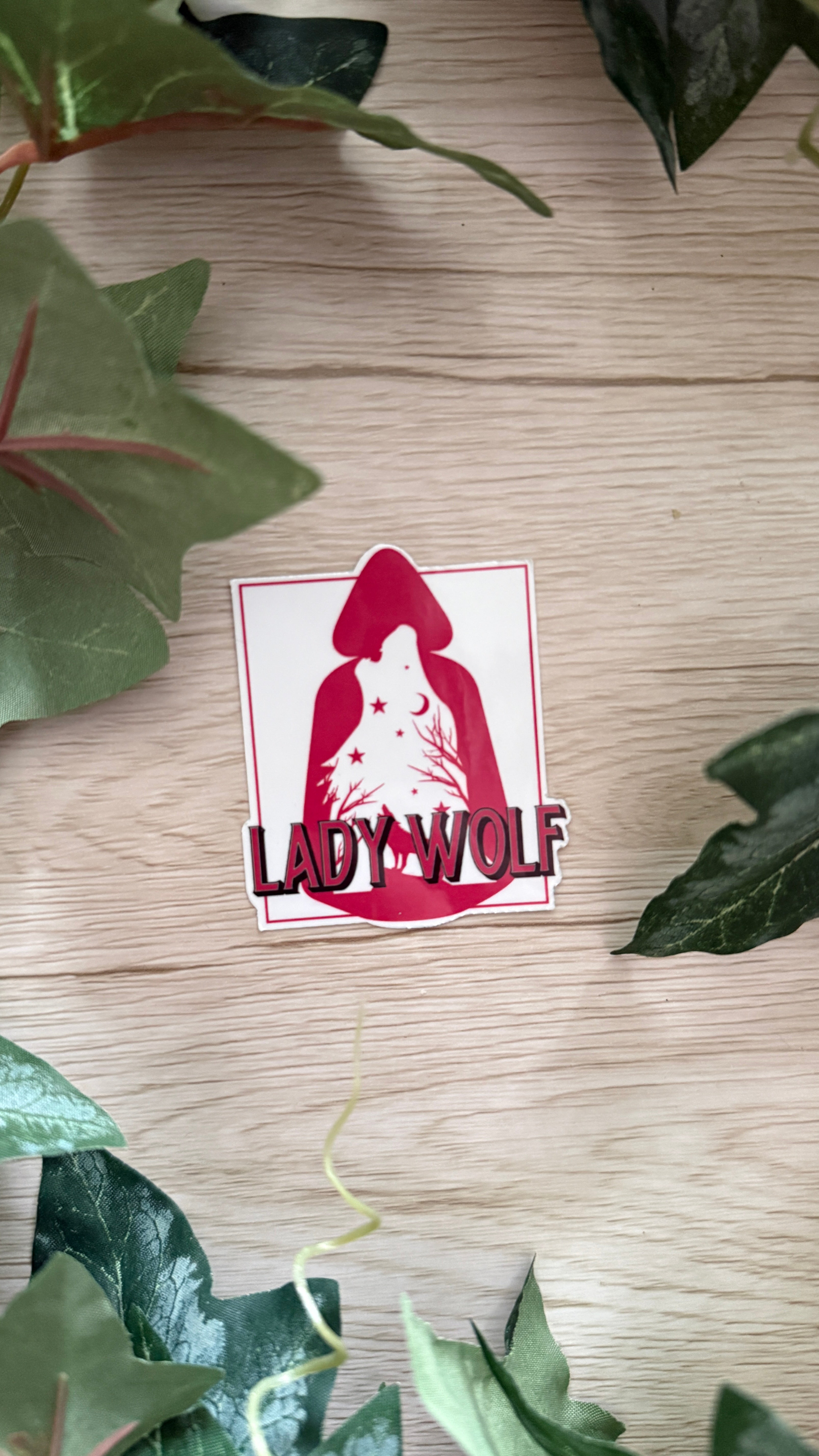 Lady Wolf Sticker