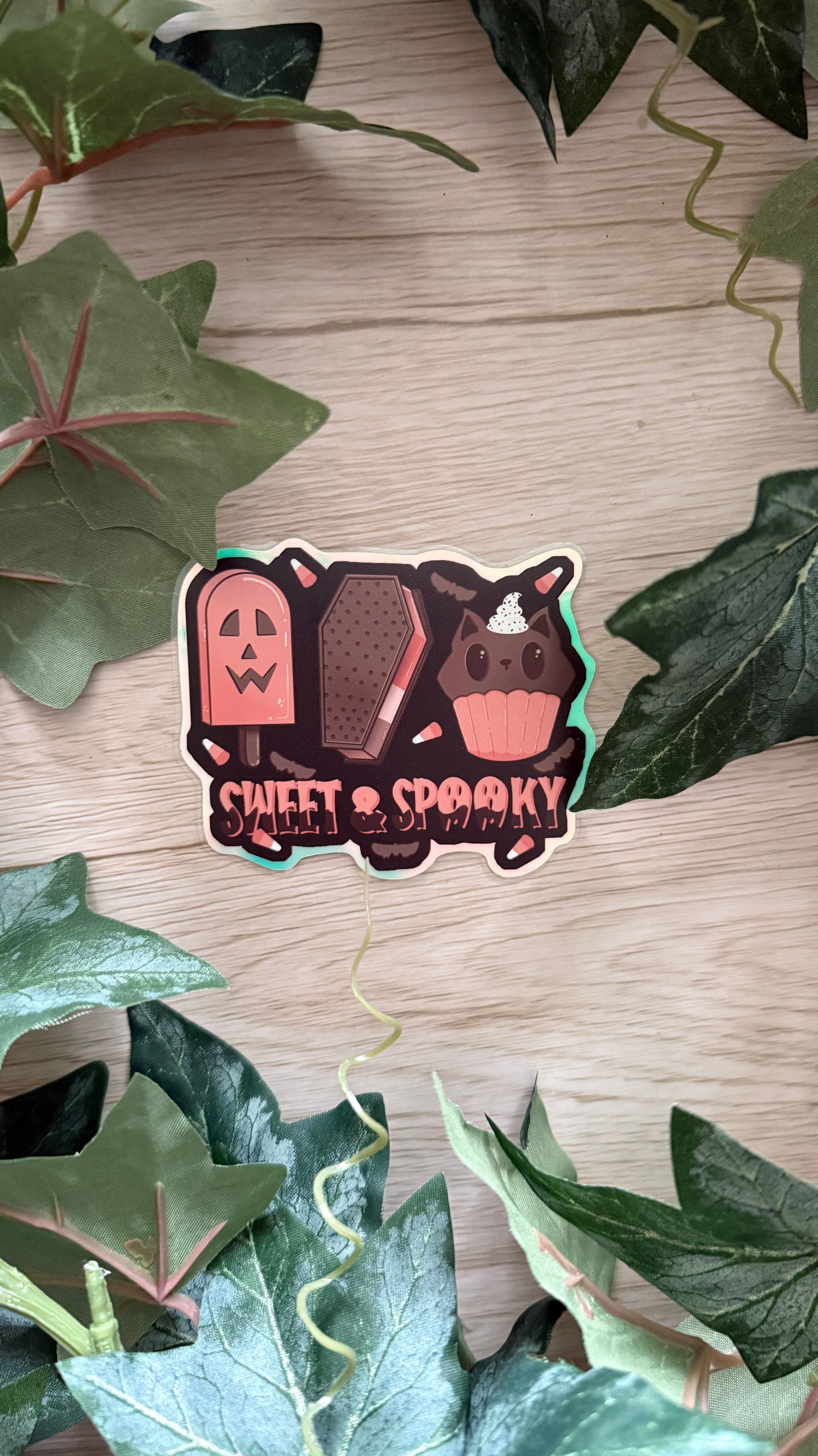 Glow-In-The-Dark Sweet & Spooky Sticker