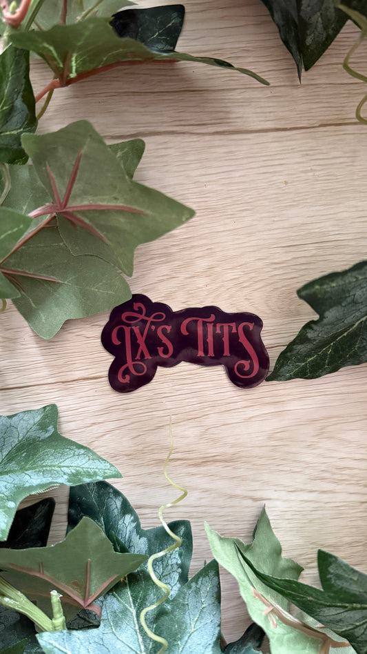 Ix's Tits Sticker