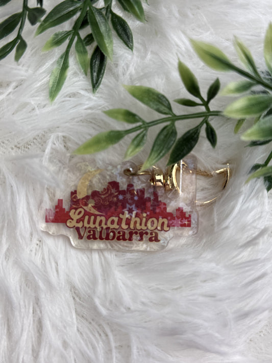 Lunathion Valbarra Acrylic Keychain | Crescent City