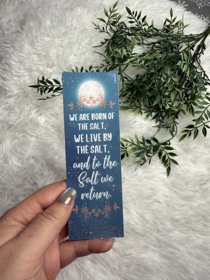 We Are Born of the Salt Bookmark | Sisters of the Salt