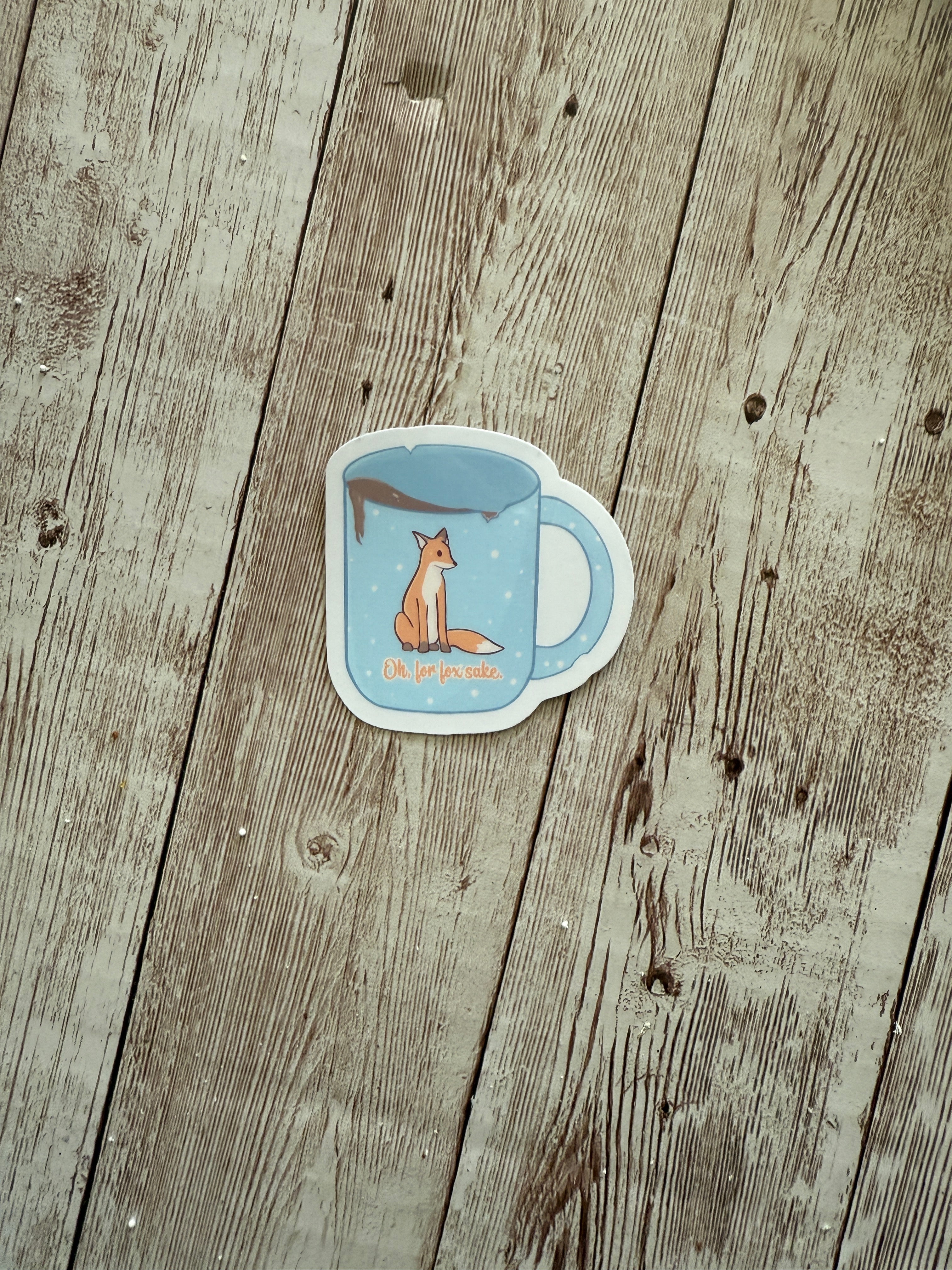 Oh For Fox Sake Sticker
