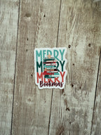 Merry Bookmas Sticker