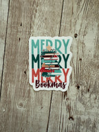 Merry Bookmas Sticker