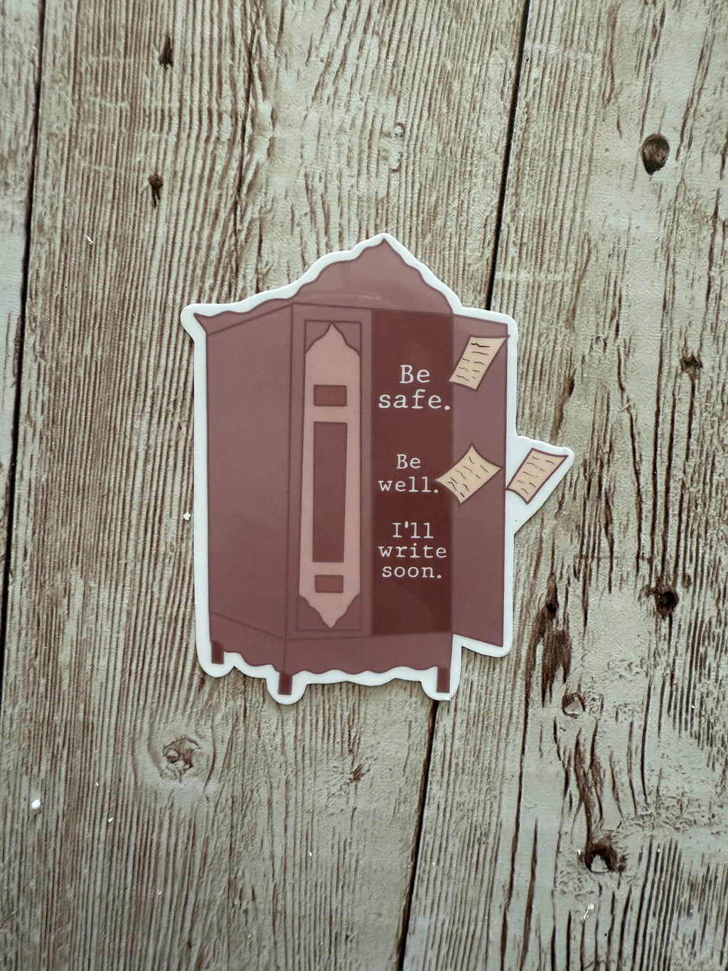 Be Safe Be Well Sticker