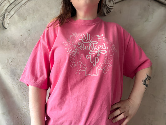 All Booked Up Crunchberry Comfort Color Tee [Sample]