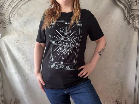 The Black Moth Tee Black Bella + Canvas [SAMPLE]