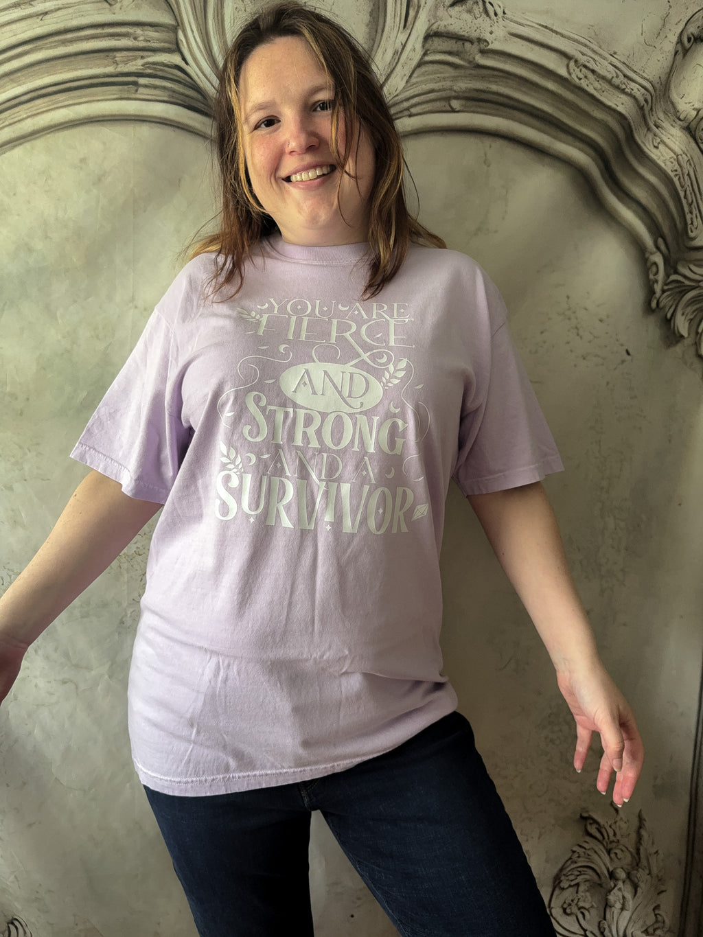 You Are Fierce and Strong Tee [SAMPLE]