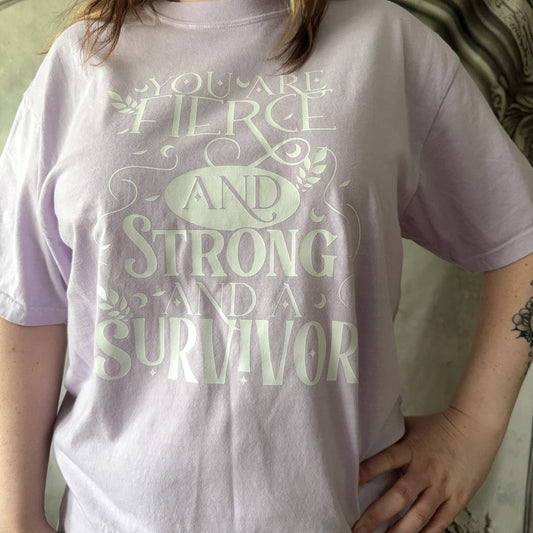 You Are Fierce and Strong Tee [SAMPLE]