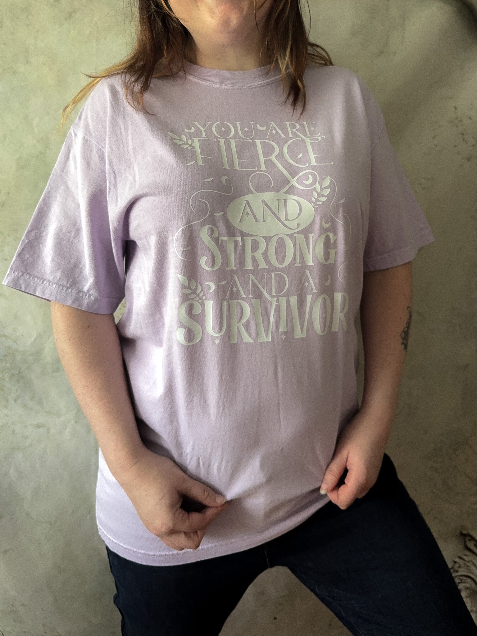 You Are Fierce and Strong Tee [SAMPLE]