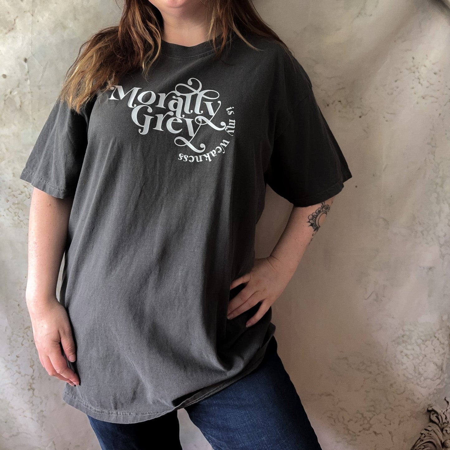 Morally Grey Is My Weakness Tee [SAMPLE]