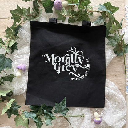 Morally Grey Tote Bag [SAMPLE]