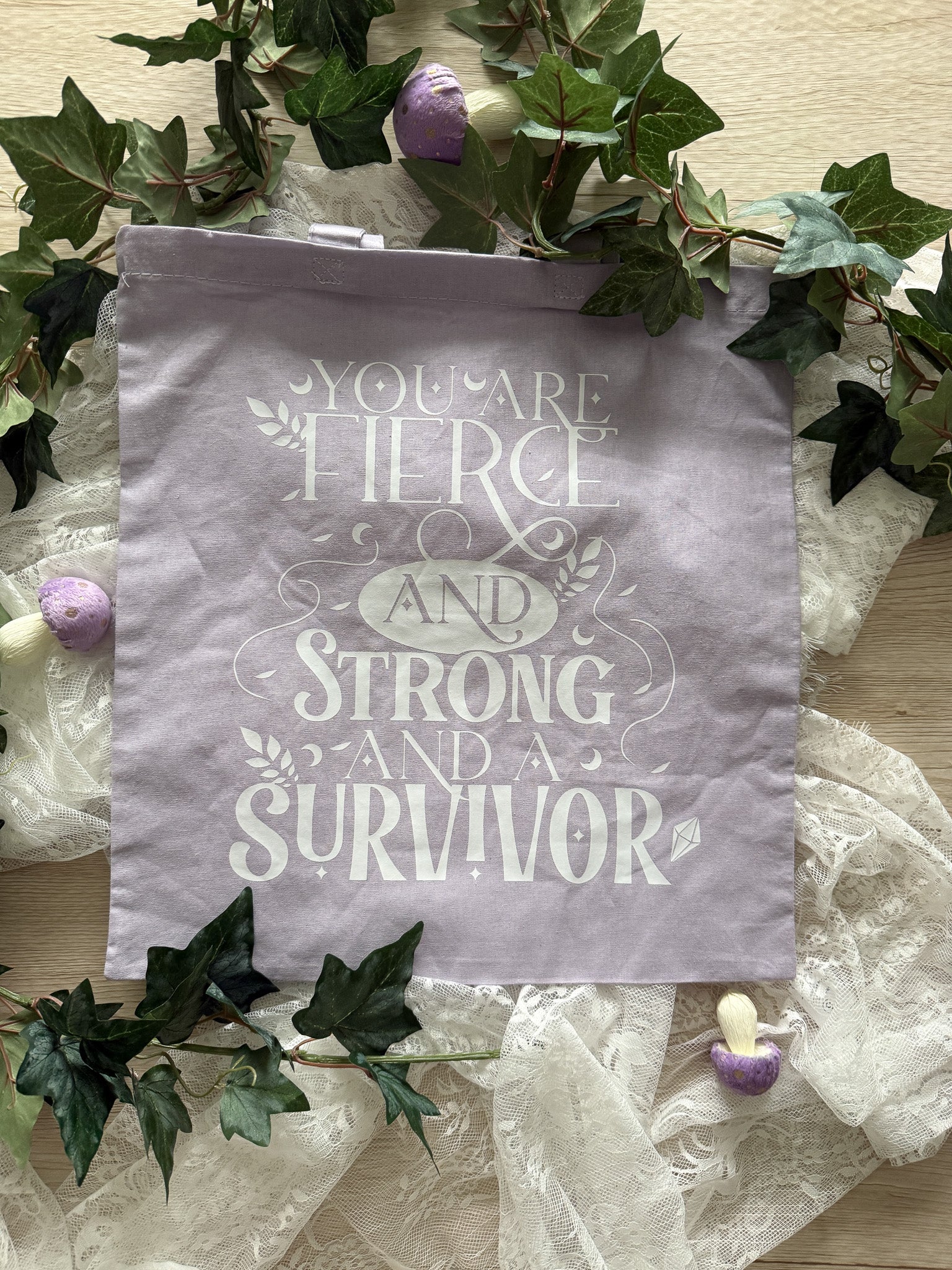 You Are Fierce And Strong Tote Bag [SAMPLE]