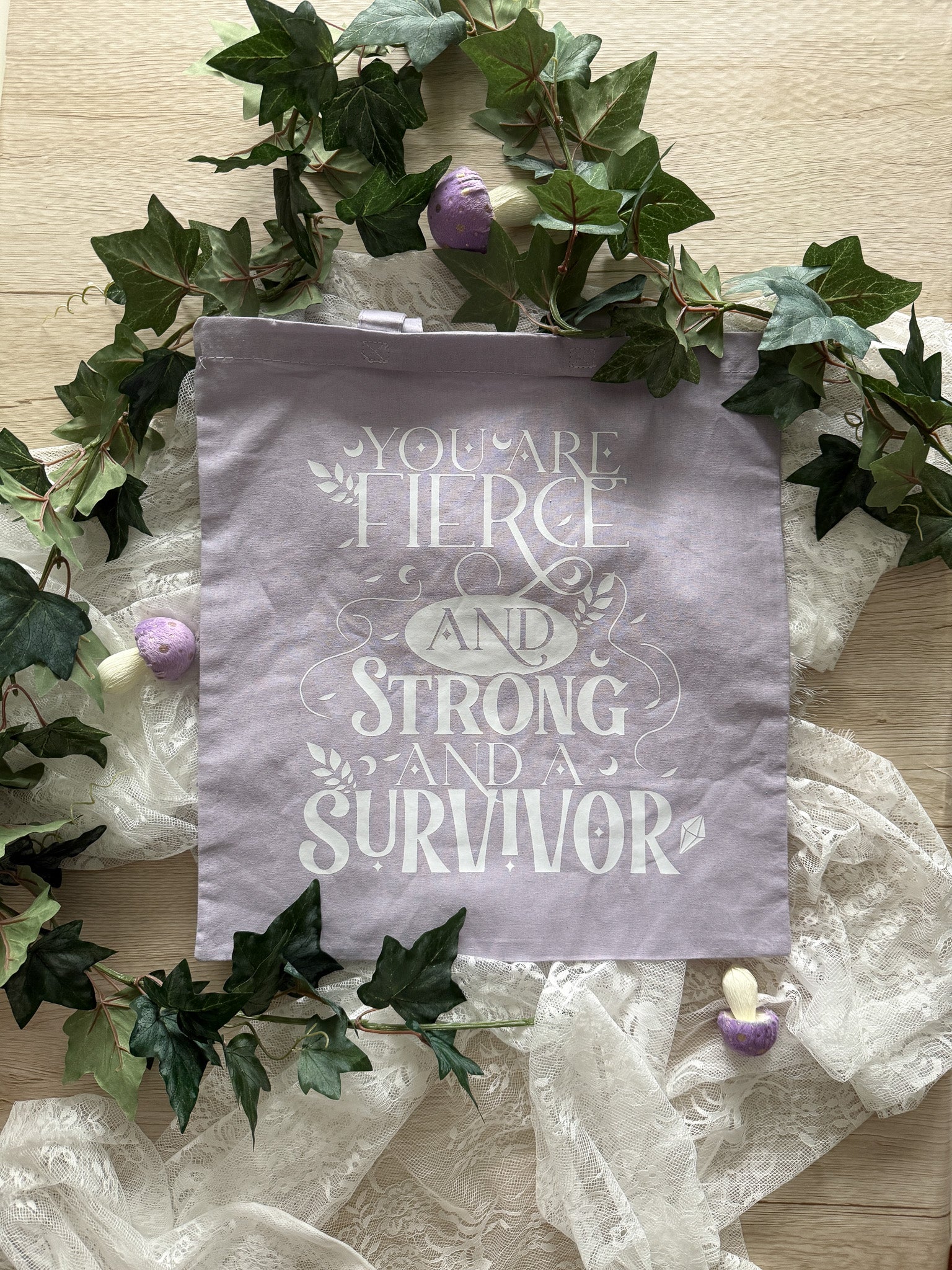 You Are Fierce And Strong Tote Bag [SAMPLE]