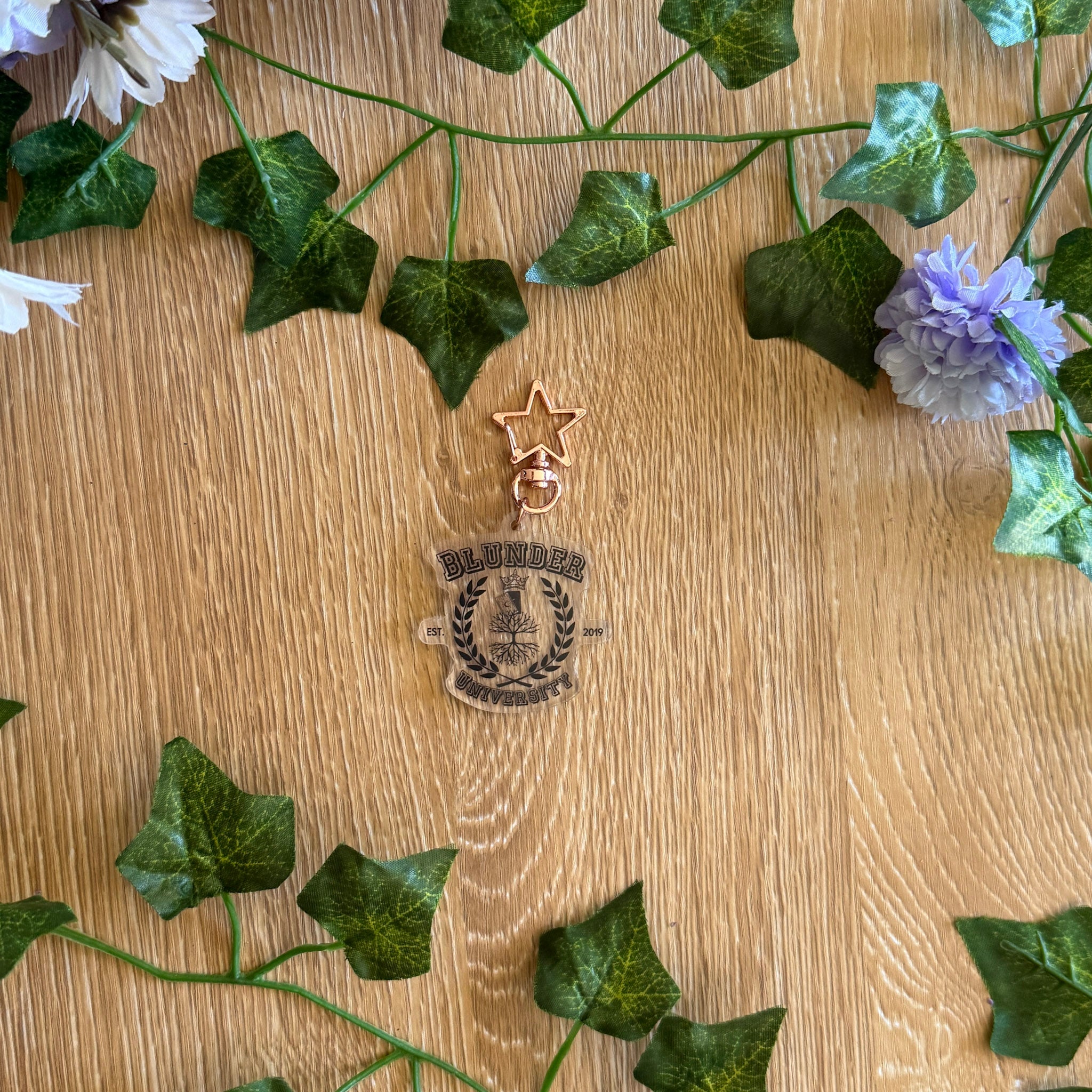 Blunder University Acrylic Keychain