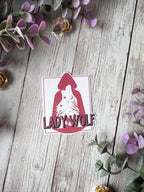 Lady Wolf Sticker