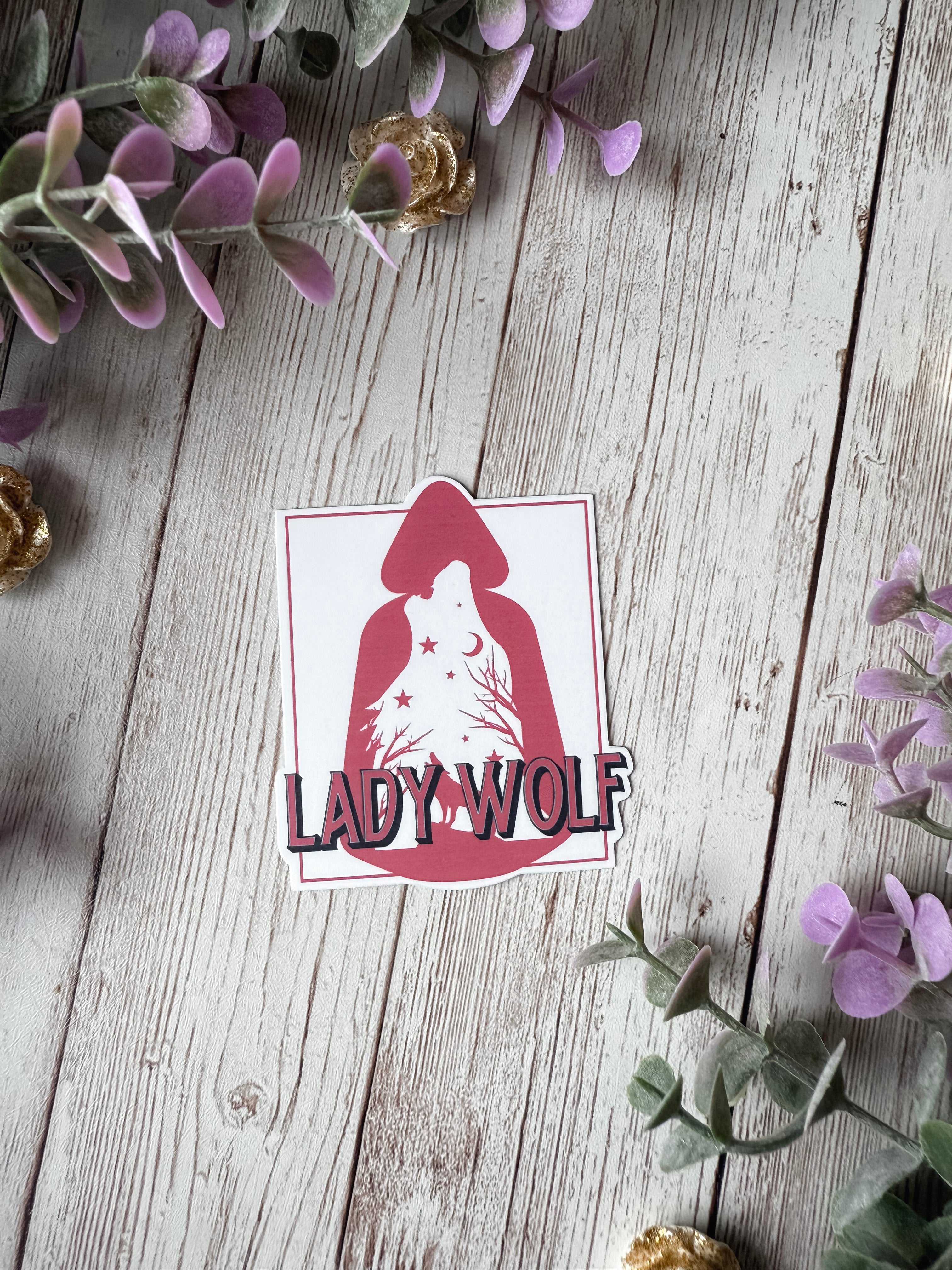 Lady Wolf Sticker