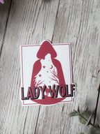 Lady Wolf Sticker