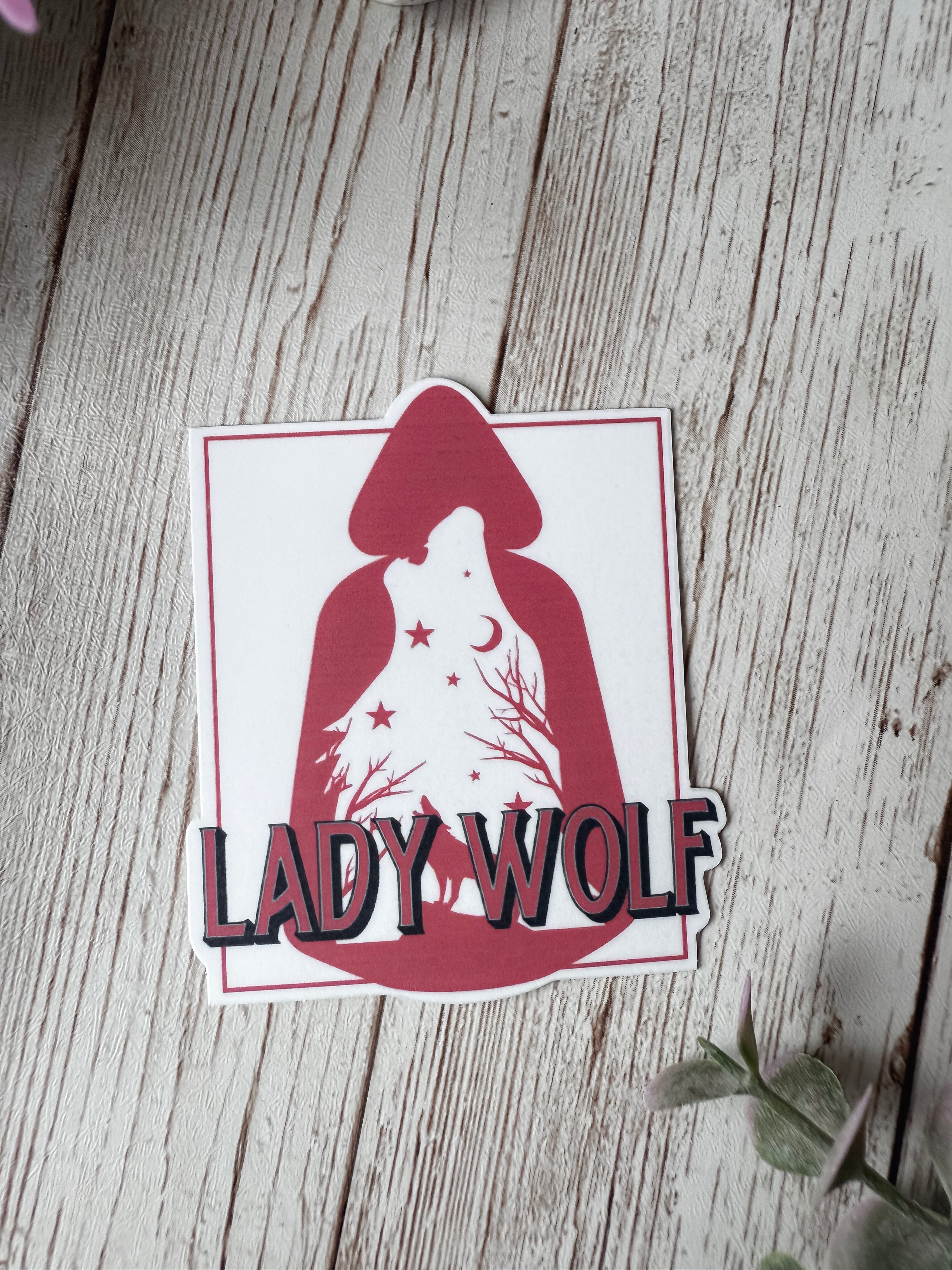 Lady Wolf Sticker