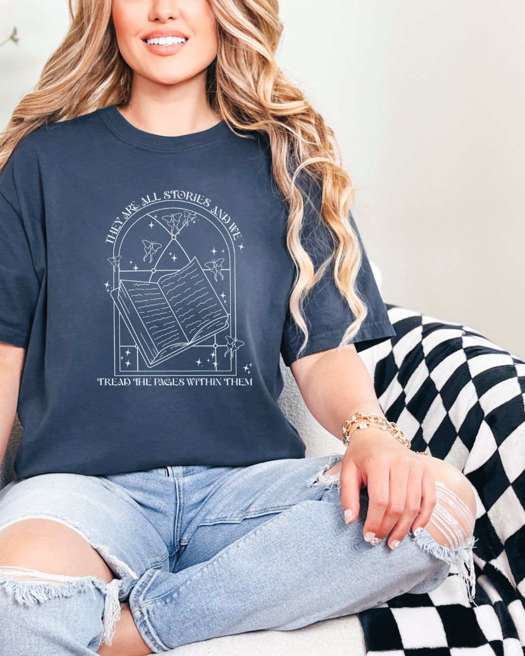 They Are All Stories Tee | The Knight and the Moth
