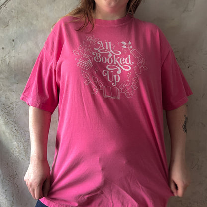 All Booked Up Crunchberry Comfort Color Tee [Sample]