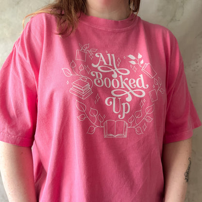 All Booked Up Crunchberry Comfort Color Tee [Sample]