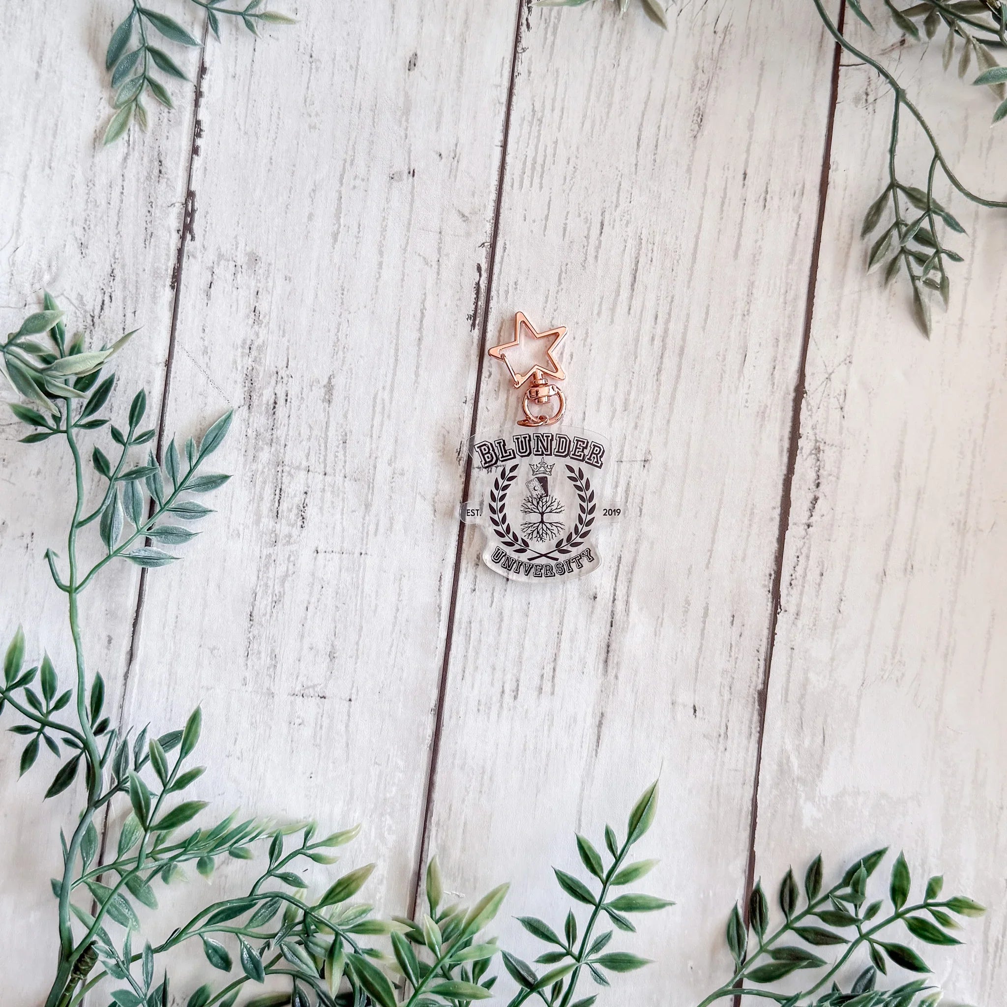 Blunder University Acrylic Keychain