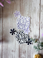 Book Vibes Only Sticker