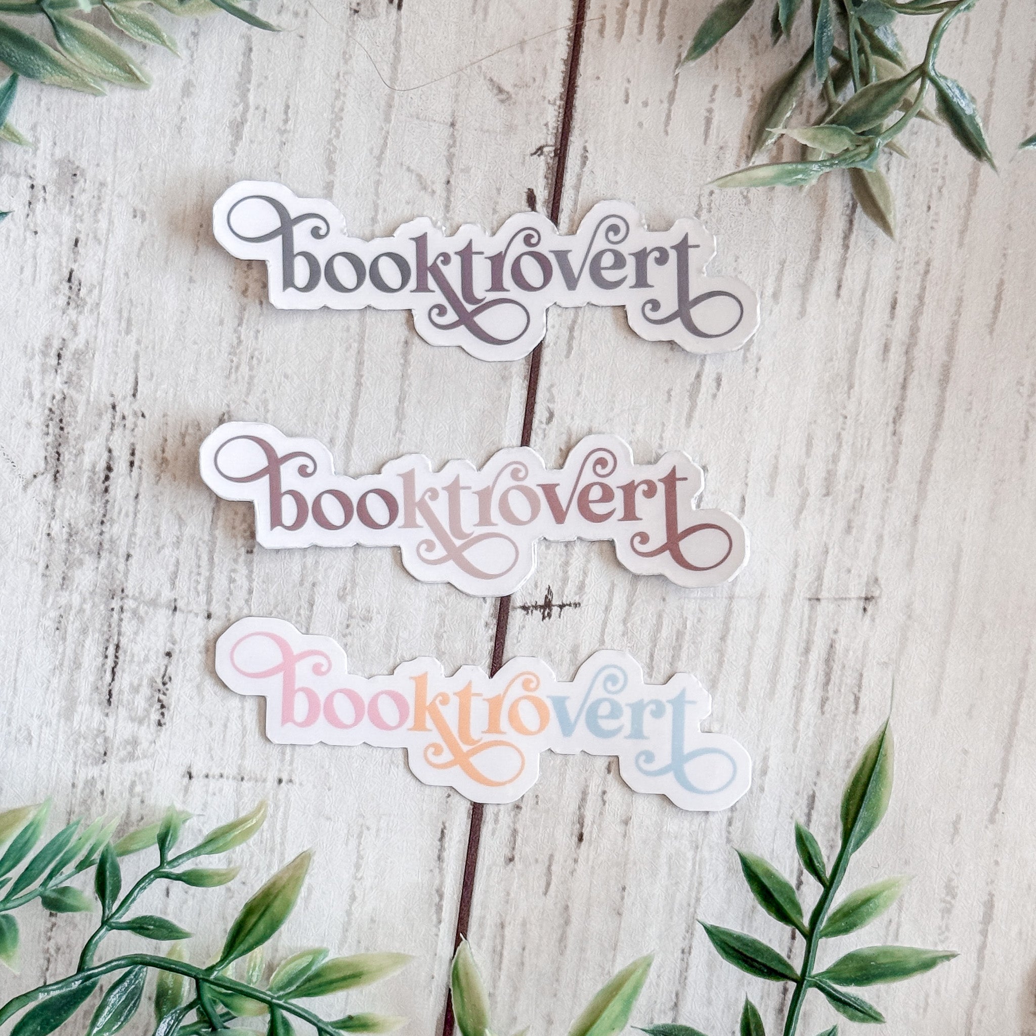 Booktrovert Sticker