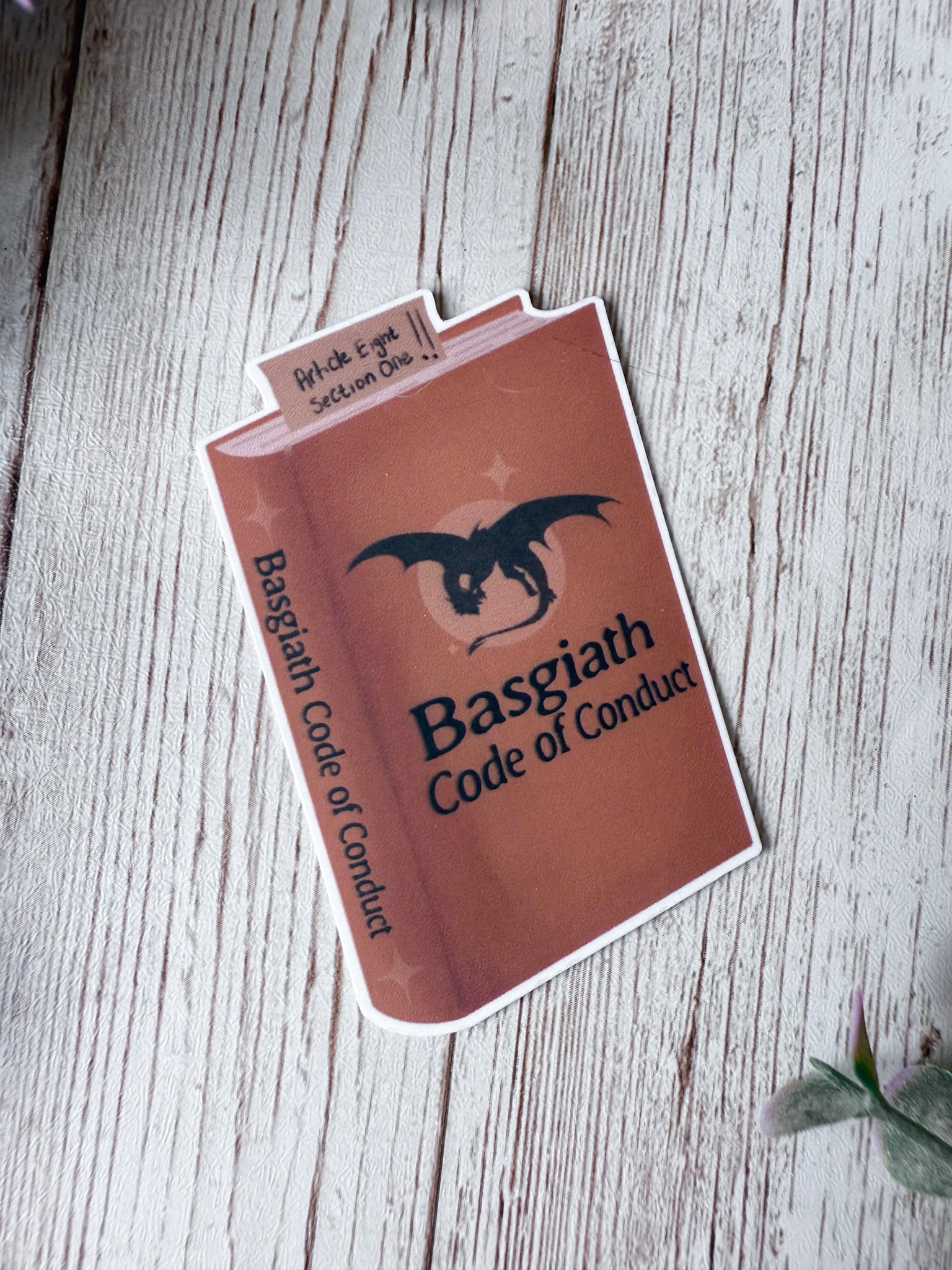 Basgiath Codex Sticker