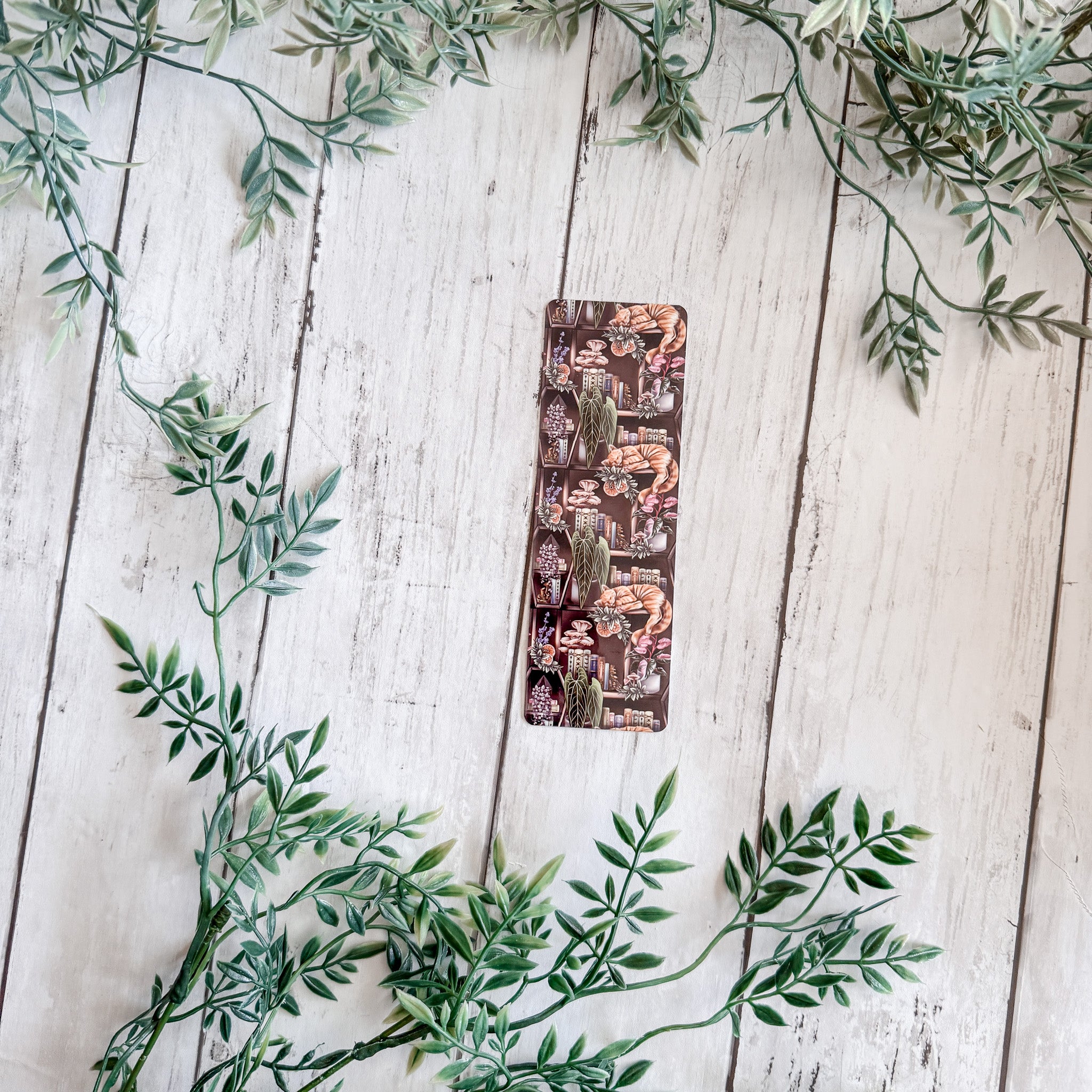Cottagecore Cat Bookmark