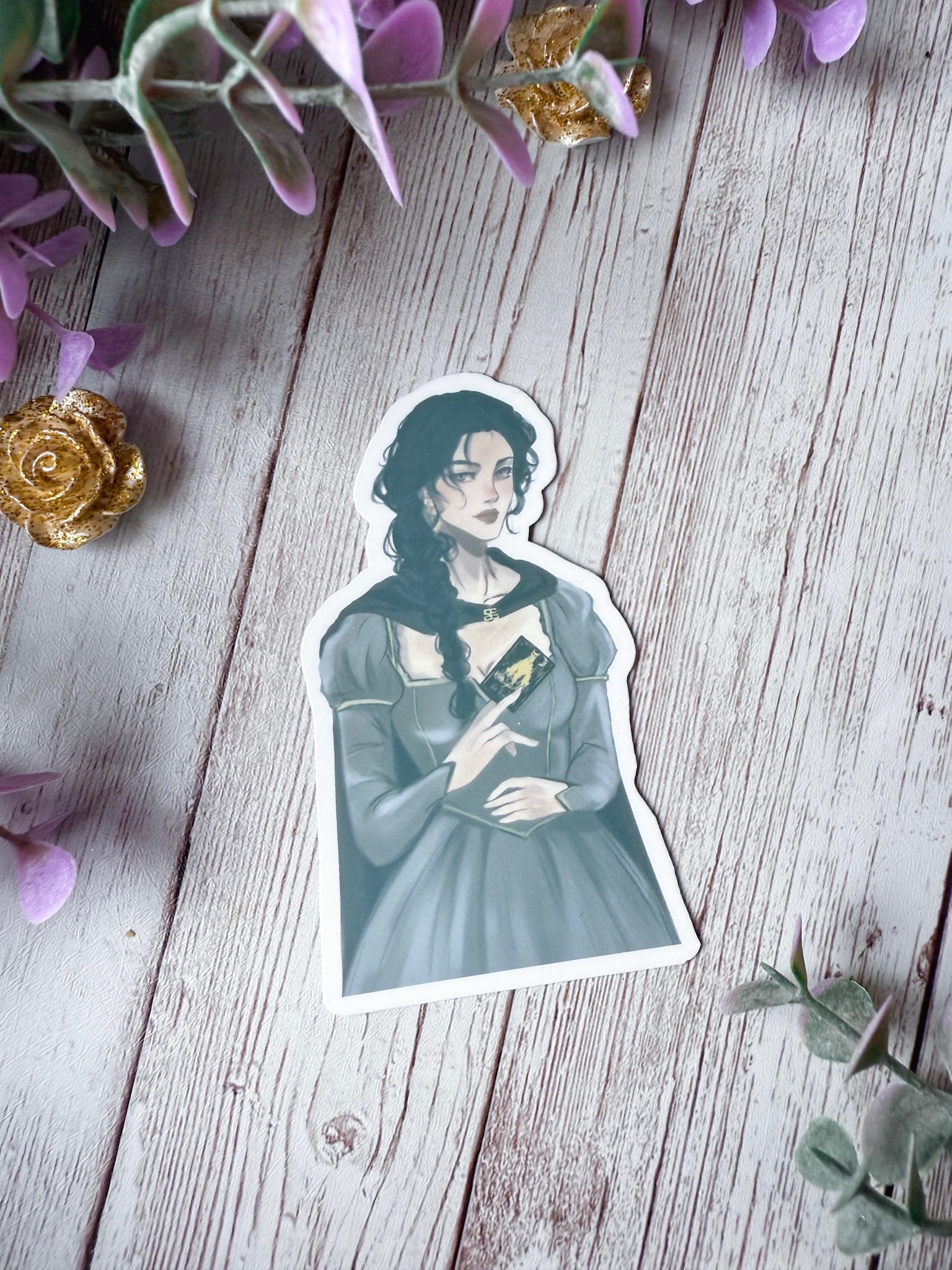 Elspeth Spindle Sticker | One Dark Window