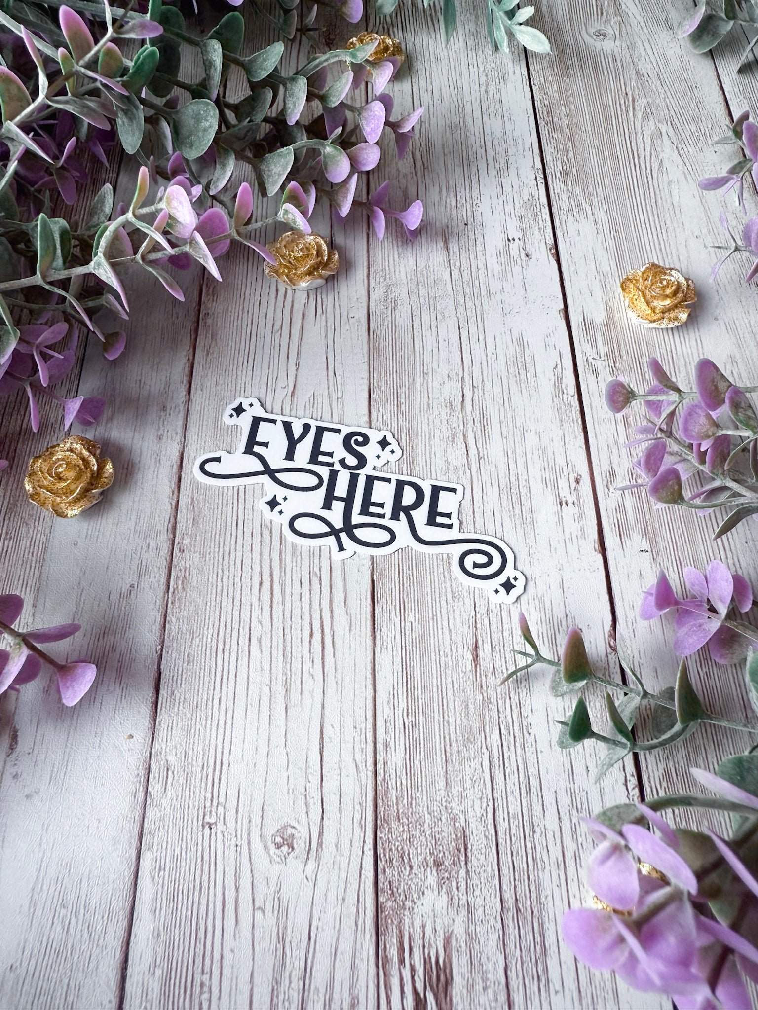 Eyes Here Sticker
